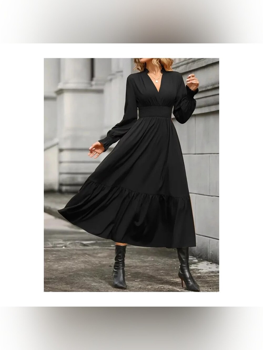V Neck Dress NWOT